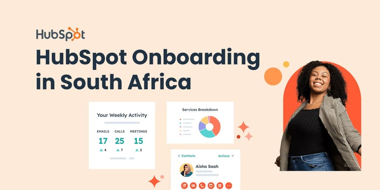 hubspot onboarding south afrcia